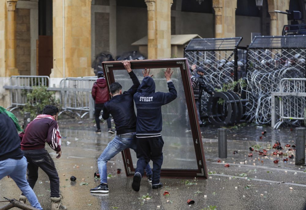 Proteste in Beirut, Libanon (Archivbild: Anwar Amro/AFP)