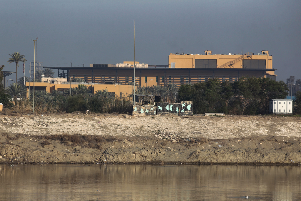 US-Botschaft in Bagdad (Bild Ahmad Al-Rubaye/AFP)