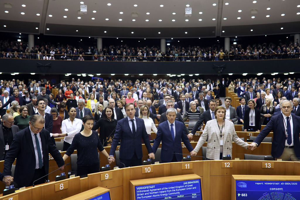 Abgeordnete im Europaparlament in Brüssel (Bild: Francisco Seco/POOL/AFP)