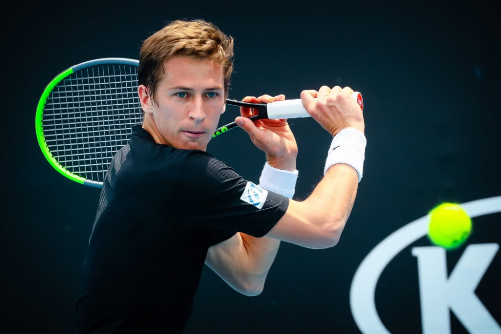 Kimmer Coppejans am 17. Januar bei den Australian Open (Bild: Patrick Hamilton/AFP)