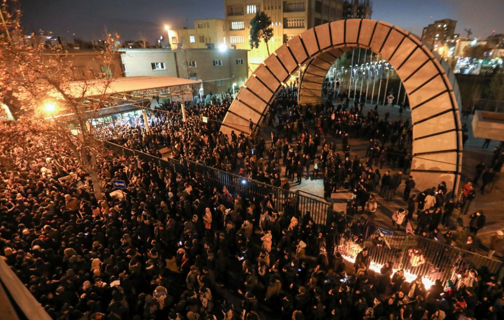 Demonstration in Teheran am Samstag (Bild: Atta Kenare/AFP)