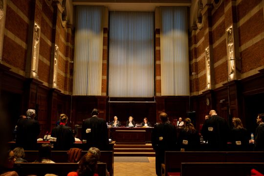 Tag 1 vom Kinderpornographie-Prozess in Dendermonde (Bild: Nicolas Maeterlinck/Belga)