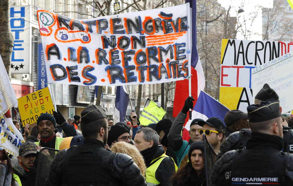Proteste in Frankreich (Bild: François Guillot/AFP)