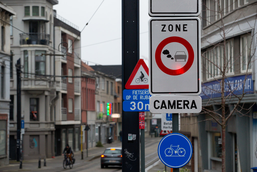 Umweltzone in Gent (Bild: Nicolas Maeterlinck/Belga)