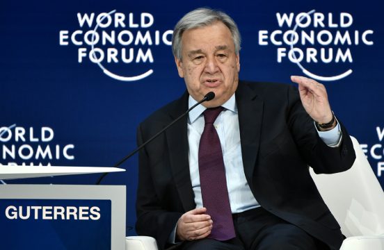 UN-Generalsekretär Antonio Guterres in Davos (Bild: Fabrice Coffrini/AFP)