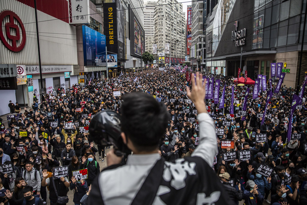 Proteste in Hongkong (Bild: Isaac Lawrence/AFP)