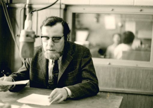 Hubert Jenniges im Brüsseler Studio (Bild aus dem Privatarchiv von Hubert Jenniges)