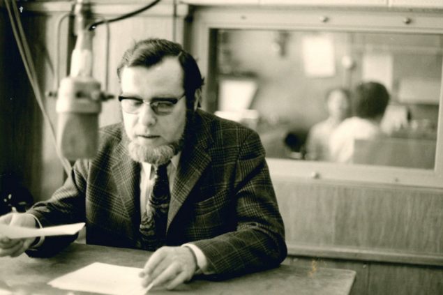 Hubert Jenniges im Brüsseler Studio (Bild aus dem Privatarchiv von Hubert Jenniges)