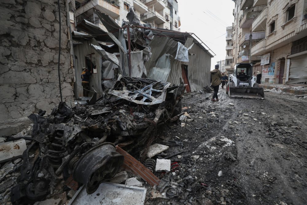 Ariha im Norden der syrischen Provinz Idlib am 5. Januar (Bild: Omar Haj Kadour/AFP)