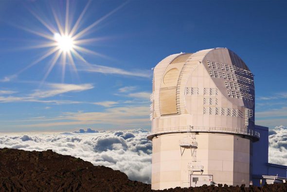 Teleskop "Inouye" auf Maui, Hawaii (Bild: National Solar Observatory/AFP)