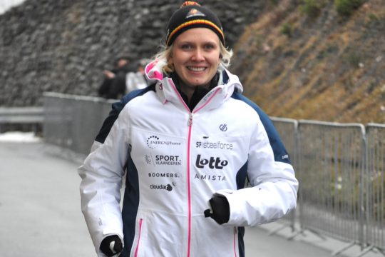 Kim Meylemans beim Aufwärmen (Archivbild: Christophe Ramjoie/BRF)