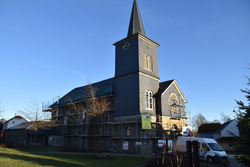Pfarrkirche Elsenborn wird renoviert (Bild: Chantal Scheuren/BRF)