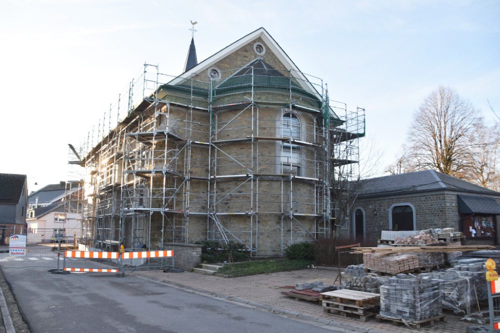 Pfarrkirche Elsenborn wird renoviert (Bild: Chantal Scheuren/BRF)