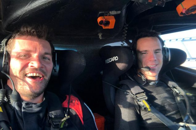 Fabian Lurquin und Mathieu Serradori bei der Rallye Dakar (Bild: Eric Dupain/Belga)
