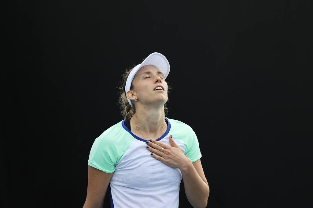 Elise Mertens bei den Australian Open (Bild: David Gray/AFP)