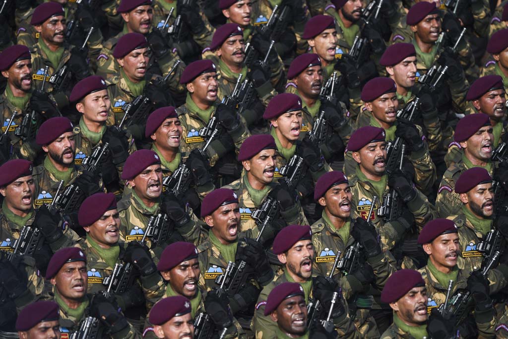Indien Nationalfeiertag Militärparade