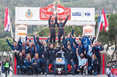 Thierry Neuville und Nicolas Gilsoul gewinnen die Rallye Monte-Carlo 2020 (Bild: Fabien Dufour/Hyundai Motorsport)