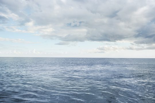 Wolken über dem Ozean