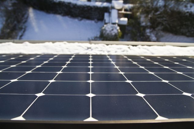 Photovoltaik-Anlage (Bild: Aurore Belot/Belga)