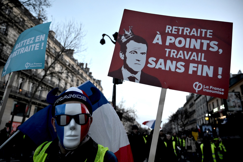 Demonstration in Paris am Samstag (Bild: Lionel Bonaventure/AFP)