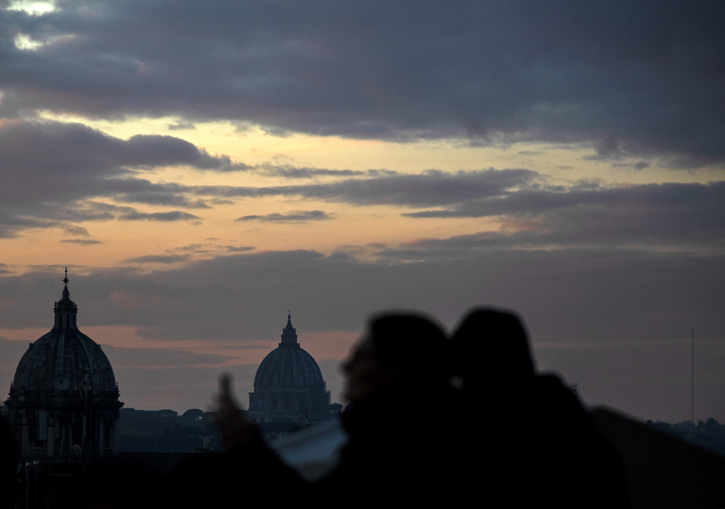Touristen in Rom (Archivbild: Filippo Monteforte/AFP)