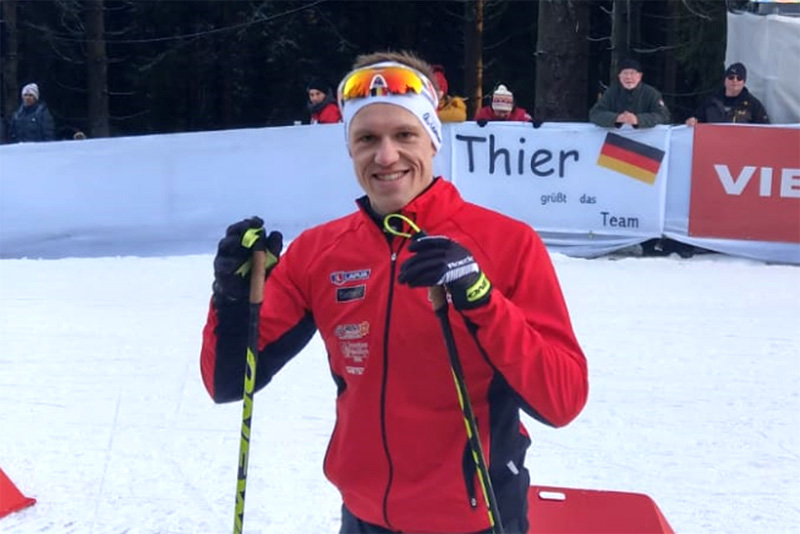 Thierry Langer beim Biathlon-Weltcup in Oberhof (Bild: privat)