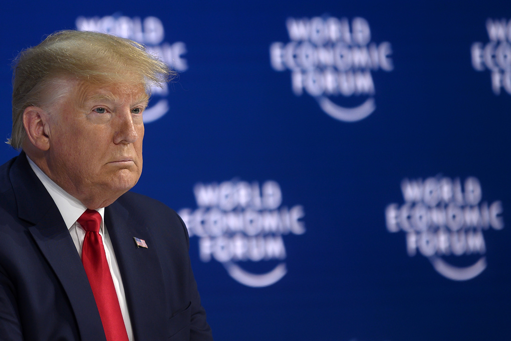 Trump beim Weltwirtschaftsforum in Davos (Bild: Jim Watson/AFP)