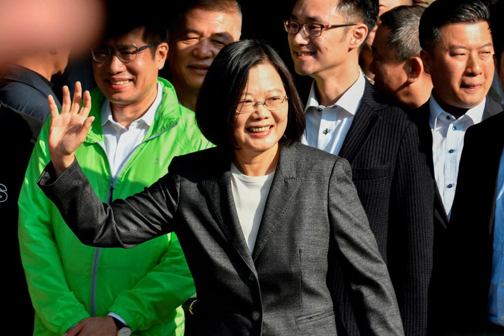 Taiwans Präsidentin Tsai Ing-wen (Bild: Sam Yeh/AFP)