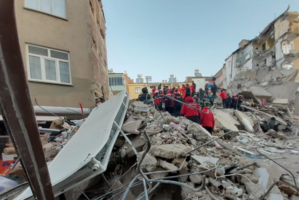 Erdbeben in der Türkei (Bild: All Haydar Gozlu/AFP)