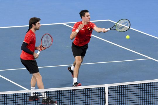 Sander Gillé und Joran Vliegen (Archivbild: William West/AFP)