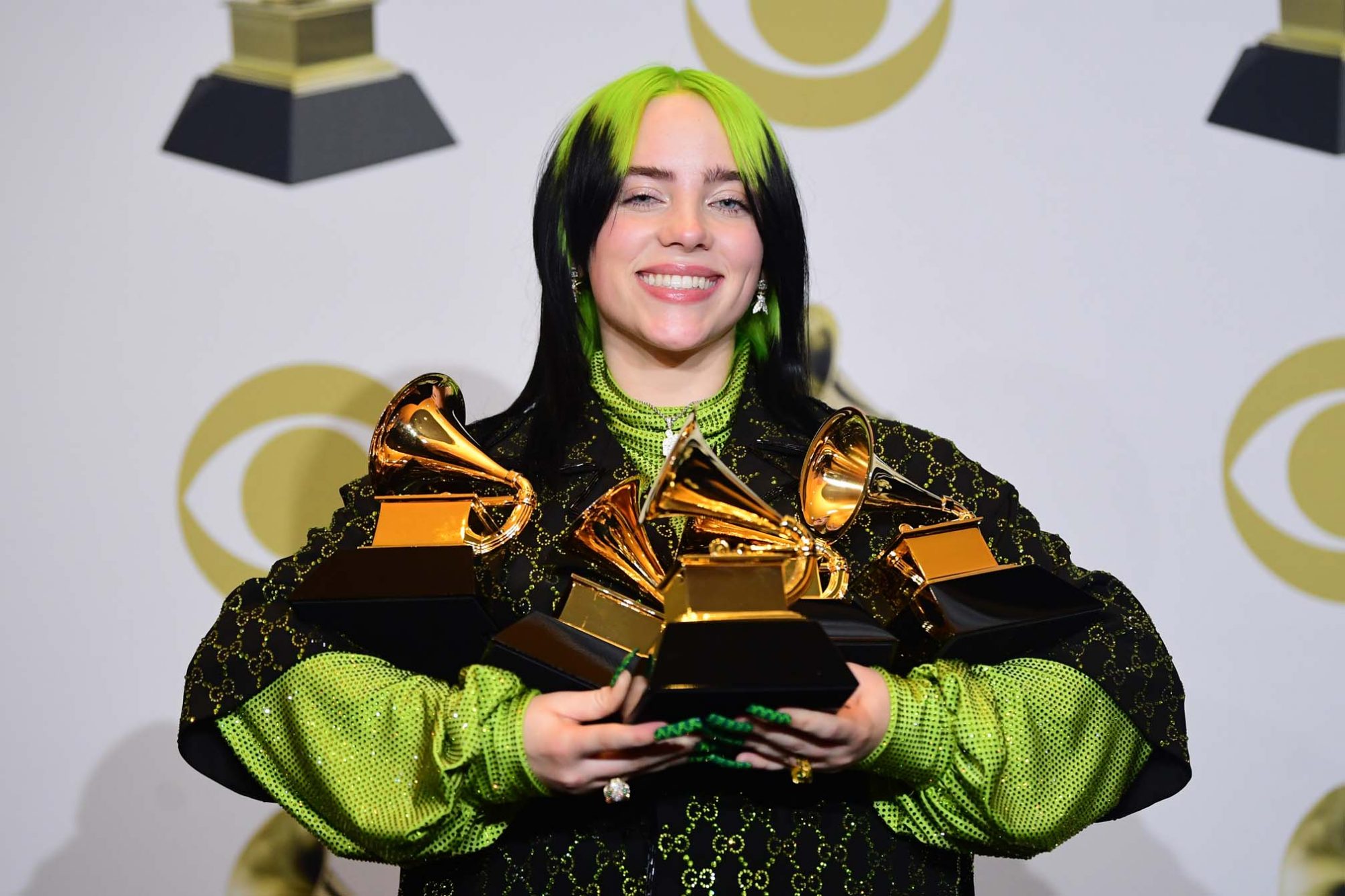 Billie Eilish bei der Grammy-Verleihung 2020