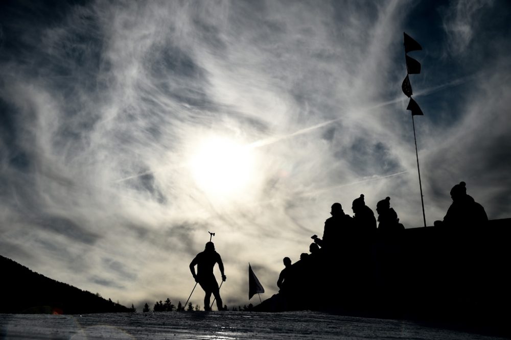 Zehn-Kilometer-Sprint bei der Biathlon-WM in Antholz (Bild: Marco Bertorello/AFP)