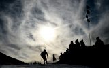 Zehn-Kilometer-Sprint bei der Biathlon-WM in Antholz (Bild: Marco Bertorello/AFP)