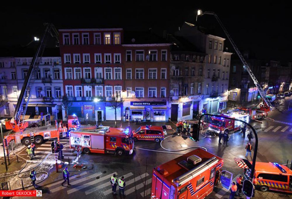 Brand in Brüssel (Bild: Gaelle Ponselet/Belga)