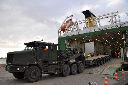Start von "Defender Europe 20" in Antwerpen (Bild: Jonas Van Boxel/Belga)