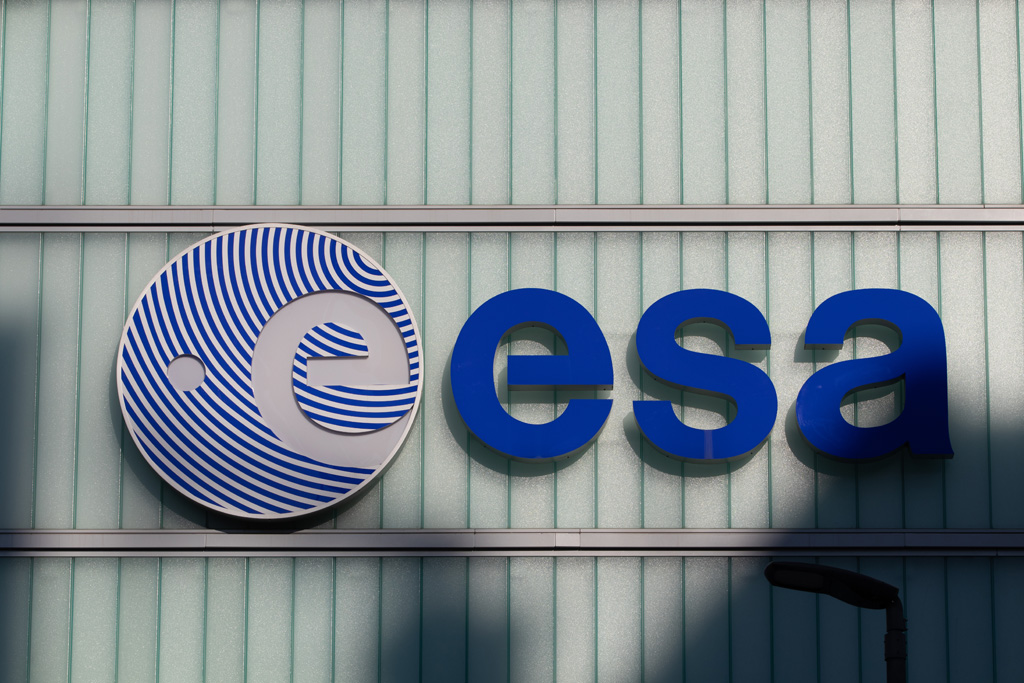 Logo der europäischen Raumfahrtagentur Esa (Bild: Yann Schreiber/AFP)
