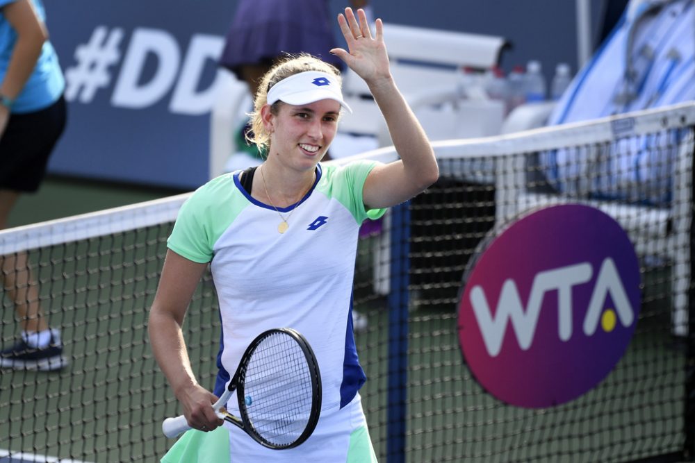 Elise Mertens in Dubai (Bild: Yorick Jansens/Belga)