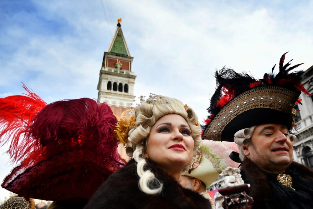 Karneval in Venedig (Bild: Alberto Pizzoli/AFP)