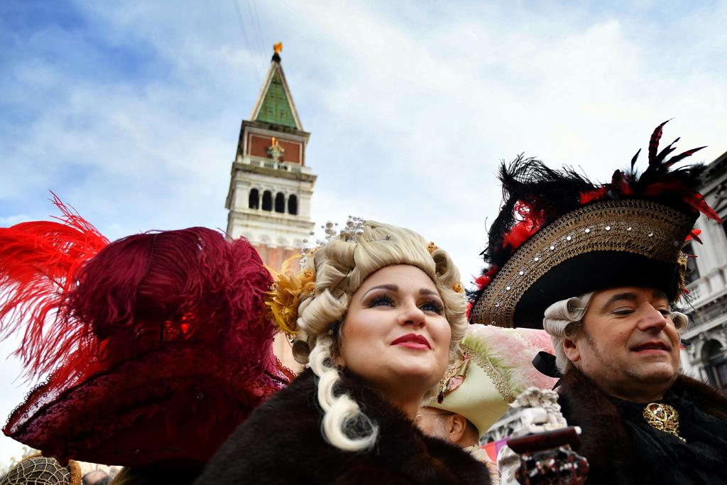 Karneval in Venedig (Bild: Alberto Pizzoli/AFP)