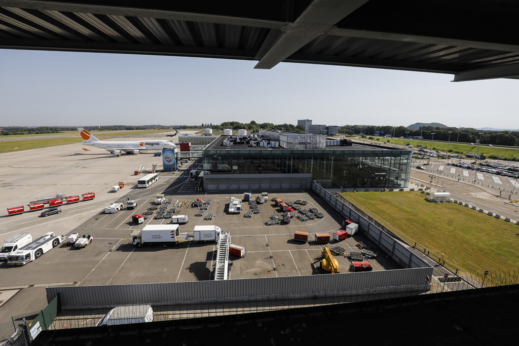 Liège Airport in Bierset (Archivbild: Thierry Roge/Belga)