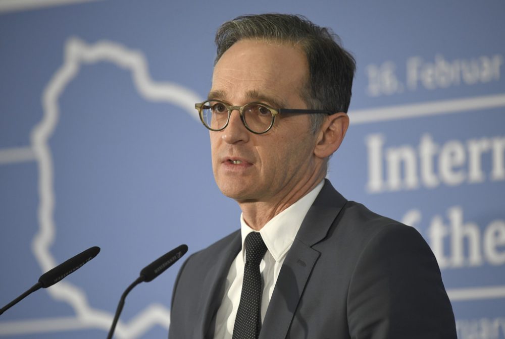 Der deutsche Außenminister Heiko Maas bei der Sicherheitskonferenz in München (Bild: Thomas Kienzle/AFP)