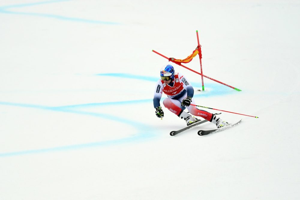 Alexis Pinturault beim Riesenslalom in Garmisch-Partenkirchen