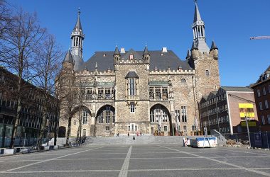 Ruhige Situation in der Aachener Innenstadt (Bild: Anna Langkowski/BRF)