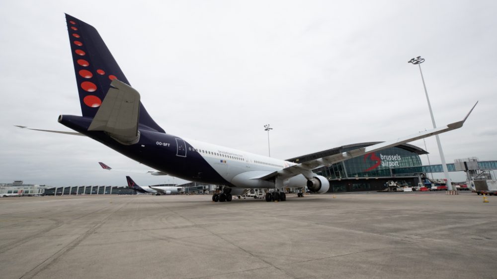 Flugzeug von Brussels Airlines am Brüsseler Flughafen Zaventem (Bild: Benoît Doppagne/Belga)