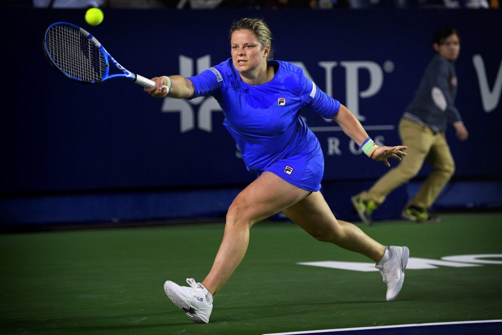 Kim Clijsters beim Tennisturnier von Monterrey (Bild: Yorick Jansens/Belga)