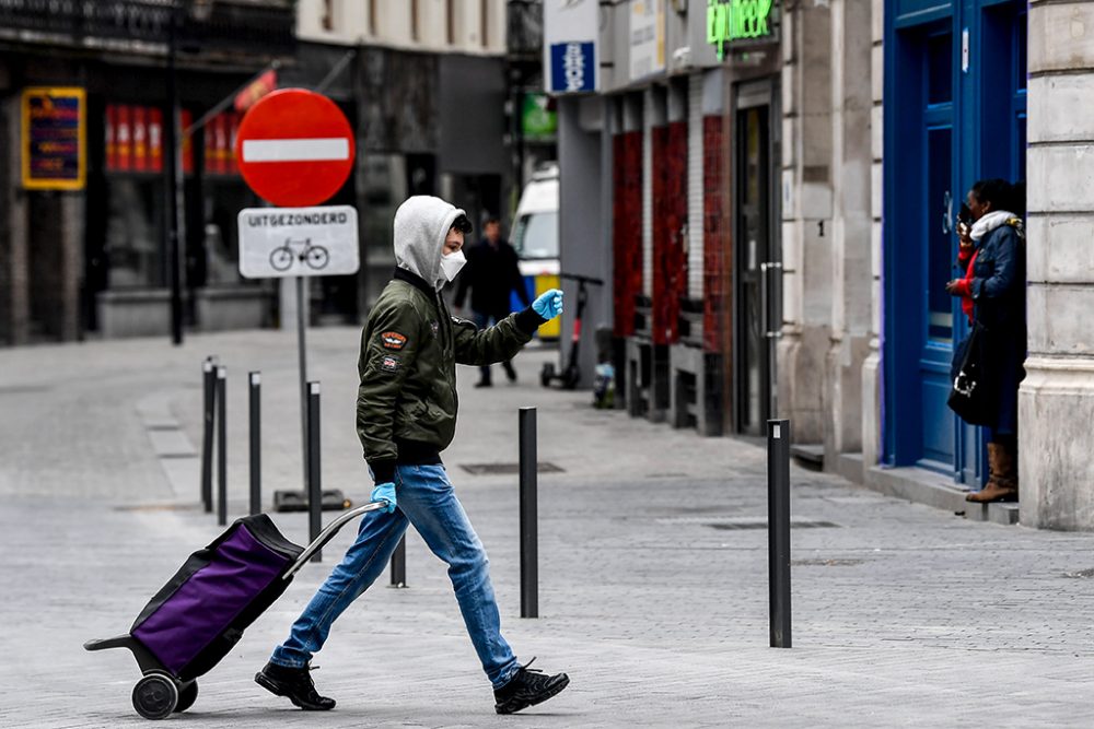 Brüssel in Zeiten von Corona (Bild: Dirk Waem/Belga)