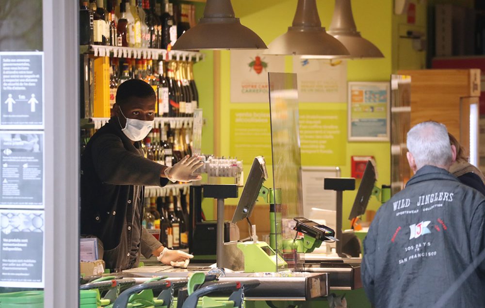 Supermarkt in Paris (Bild: Ludovic Marin/AFP)