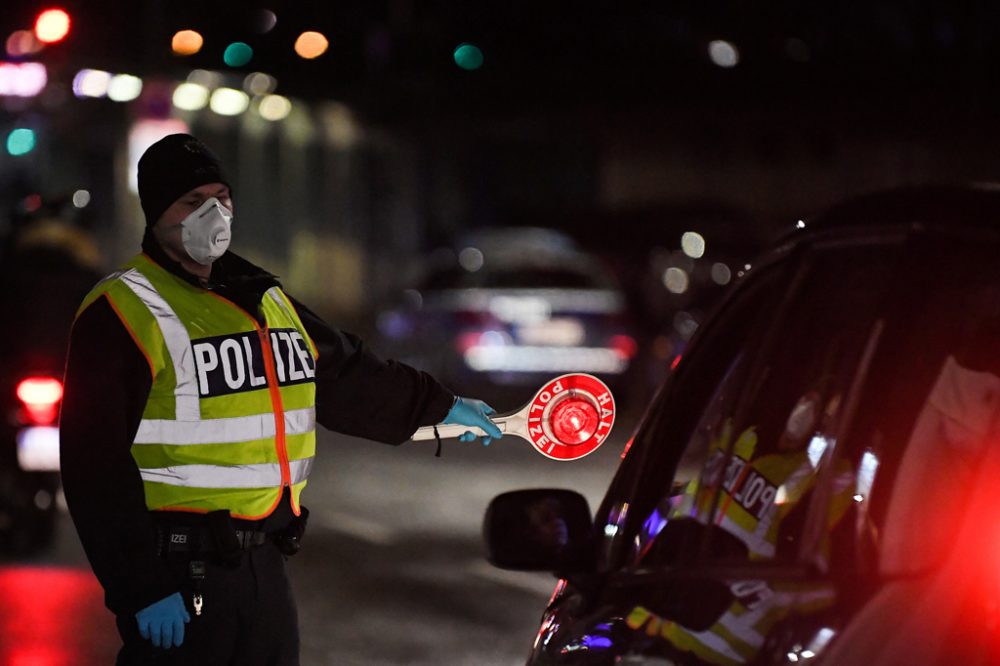 Grenzkontrolle an der deutsch-französischen Grenze (Bild: Patrick Hertzog/AFP)