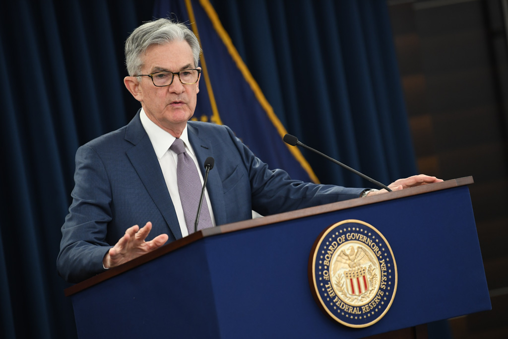 Fed-Chef Jerome Powell (Archivbild: Eric Bardat/AFP)