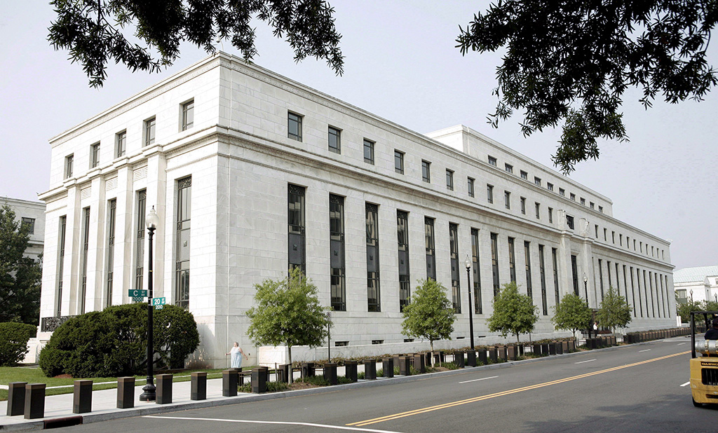 US-Notenbank Fed in Washington D.C. (Bild: Matthew Cavanaugh/EPA)